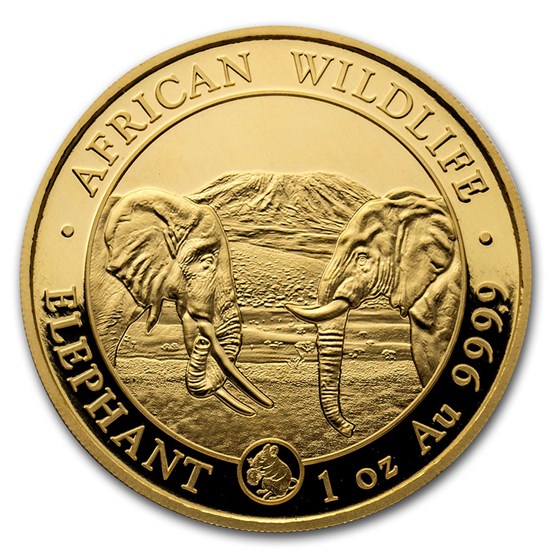 2020 Somalia 1 oz Gold Elephant BU (Mouse Privy) - COA #1 2020 Somalia 1 oz Gold Elephant BU (Mouse Privy) - COA #1